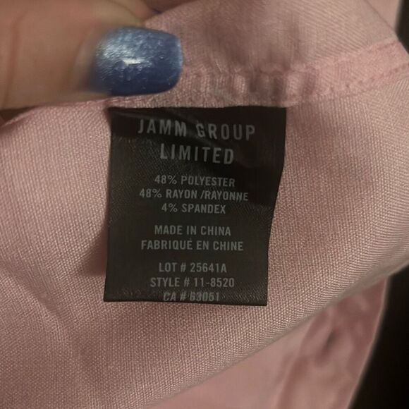 ✨Julian & Mark ANDREW PALE PINK SZ LARGE SHIRT✨ - Picture 9 of 10